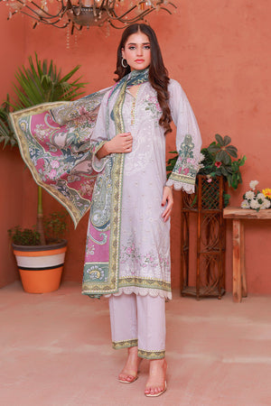 Basic Pret by Opole Stitched 3 Piece Lawn Collection-PL253P06