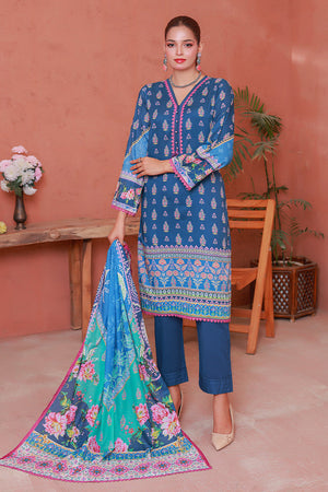 Basic Pret by Opole Stitched 3 Piece Lawn Collection-PL253P10