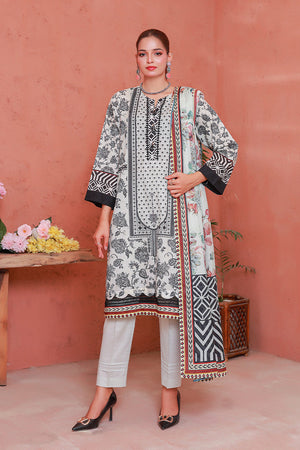 Basic Pret by Opole Stitched 3 Piece Lawn Collection-PL253P04
