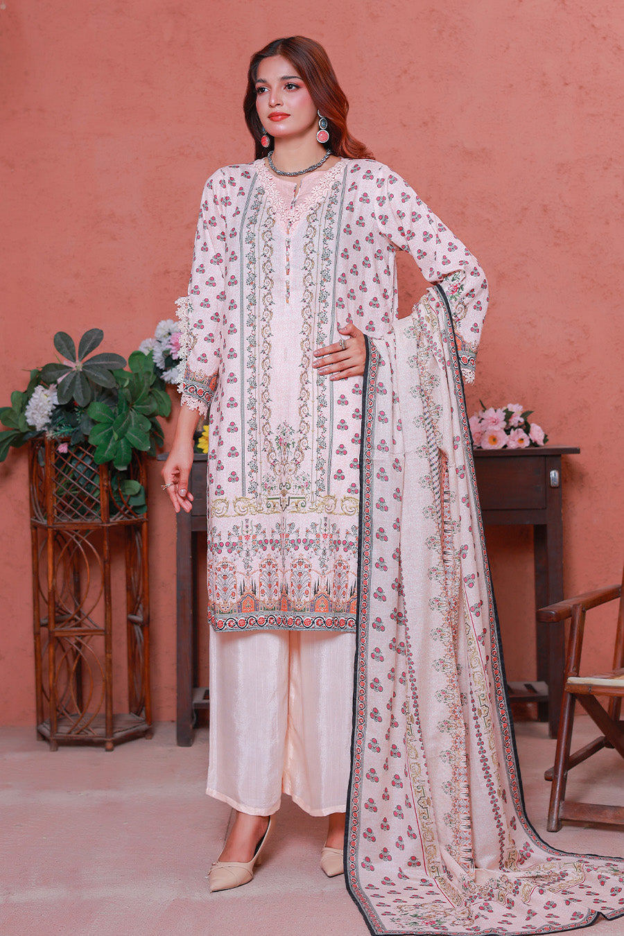 Basic Pret by Opole Stitched 3 Piece Lawn Collection-PL253P05