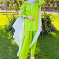 Urban Cut 2 Piece Lawn Embellished  Co- Ord Set with Farshi Shalwar