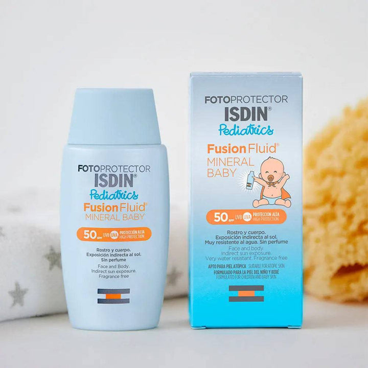 ISDIN - Fotoprotector Isdin Pediatrics Fusion Fluid Mineral Baby 50+ - My Store