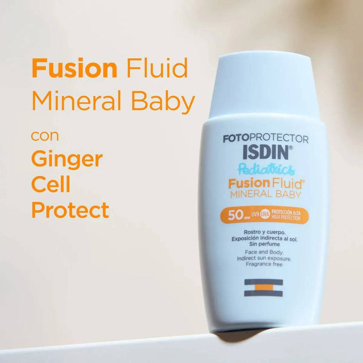 ISDIN - Fotoprotector Isdin Pediatrics Fusion Fluid Mineral Baby 50+ - My Store