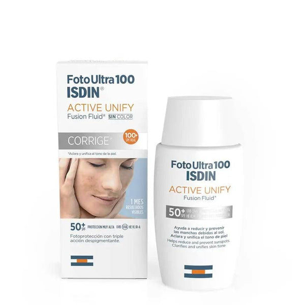 ISDIN - Fotoultra 100 Isdin Active Unify Fusion Fluid Spf50+ - My Store