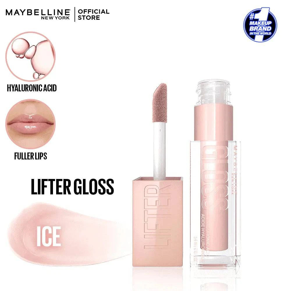 Maybelline New York Lifter Gloss Hydrating Lip Gloss 002 Ice - My Store