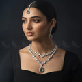 Zeesy Interlock Traditional Necklace Set