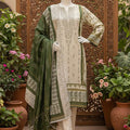 Almeerah Unstitched 3 Piece Winter Khaddar Luxe Collection'2025-Ivory Frost Glow