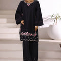 Vybe By Sada Bahar Stitched 2 Piece Emb Jacquard Set Vol-03 Collection'2025-JC-08-Black