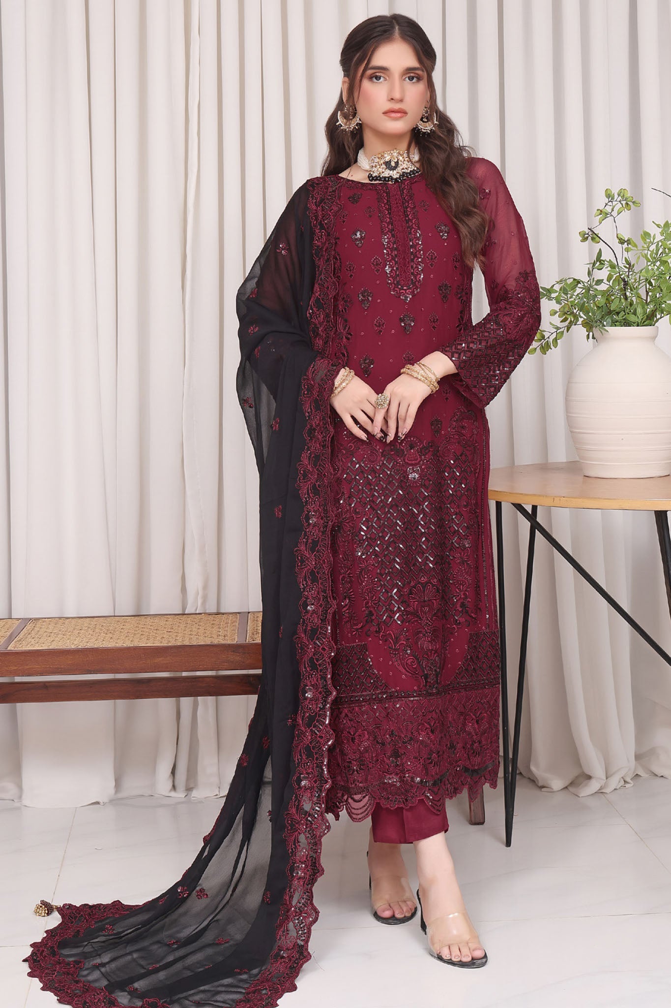 Jahanara By Soghat Unstitched 3 Piece Formals Collection'2025-JHA-05