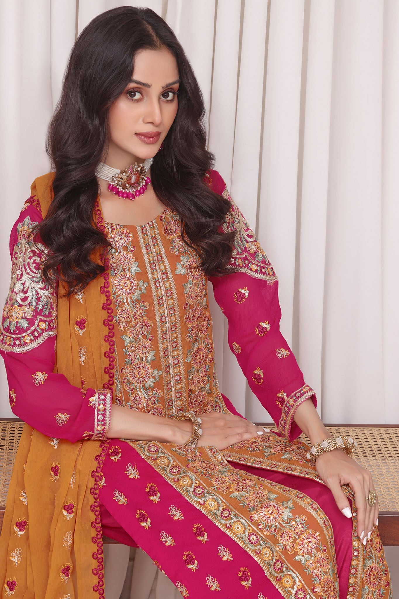 Jahanara By Soghat Unstitched 3 Piece Formals Collection'2025-JHA-07