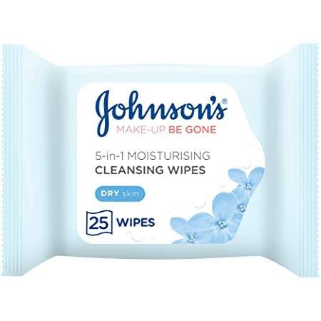 Johnsons Face Care Wipes Make Up Be Gone Moisturising 25S