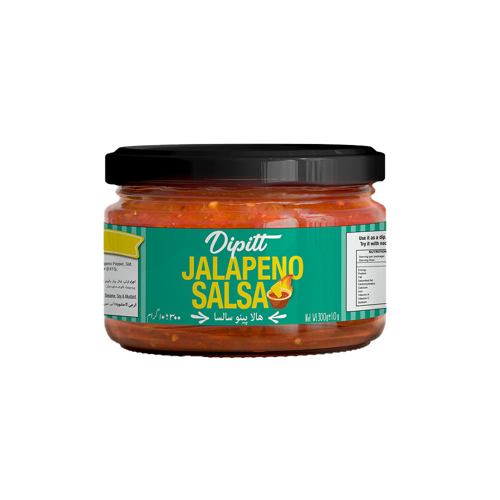 Dipitt Jalapeno Salsa Sauce 300g - Snapcart.pk