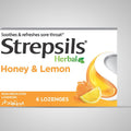 Strepsils Herbal Lozenges Honey & Lemon 6s (local)