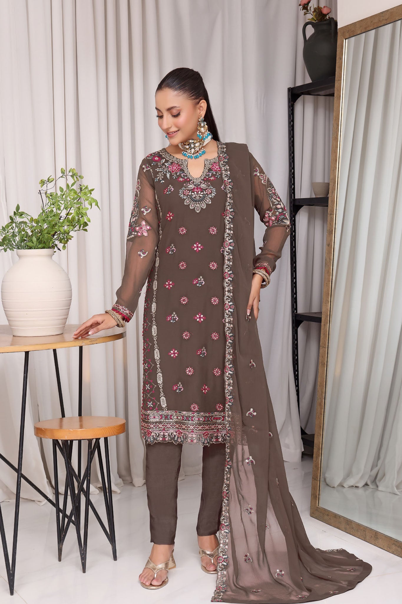 Jahanara By Soghat Unstitched 3 Piece Formals Collection'2025-JHA-01
