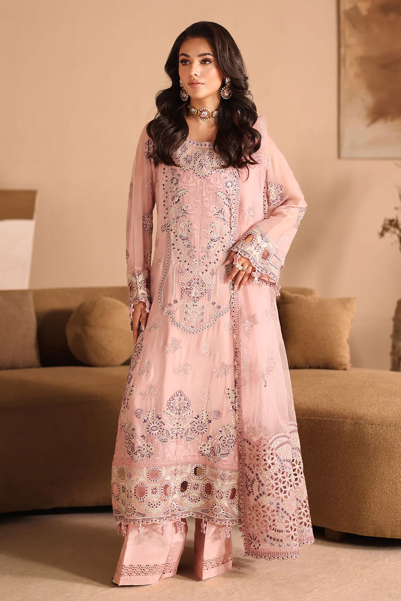 Kashish by Ramsha Unstitched 3 Piece  Formals Vol-03 Collection'2025-K-301