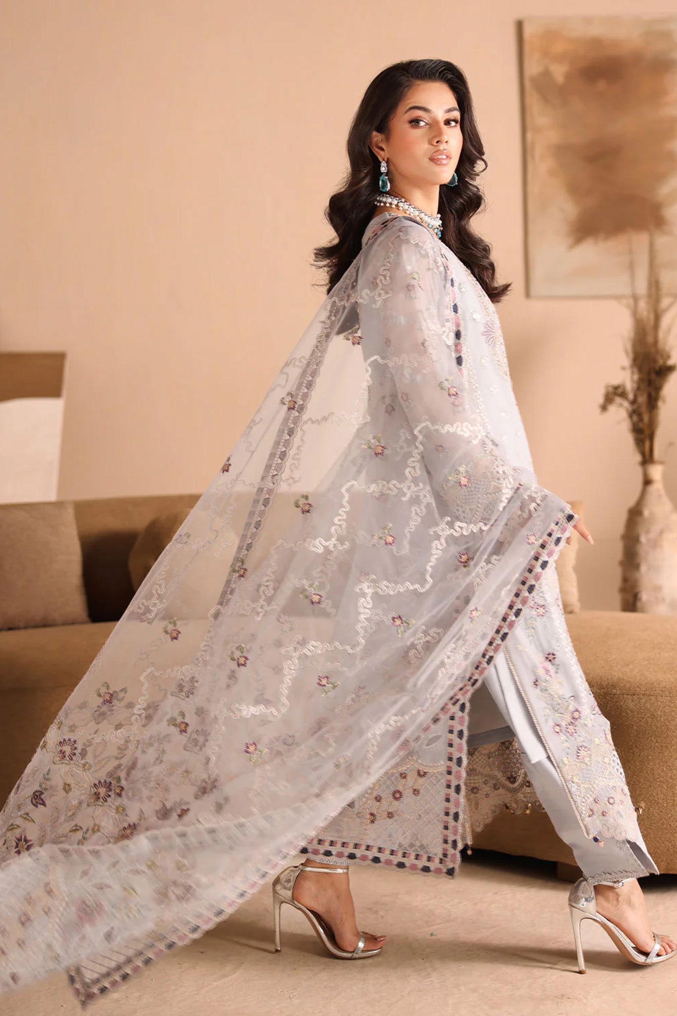 Kashish by Ramsha Unstitched 3 Piece  Formals Vol-03 Collection'2025-K-302