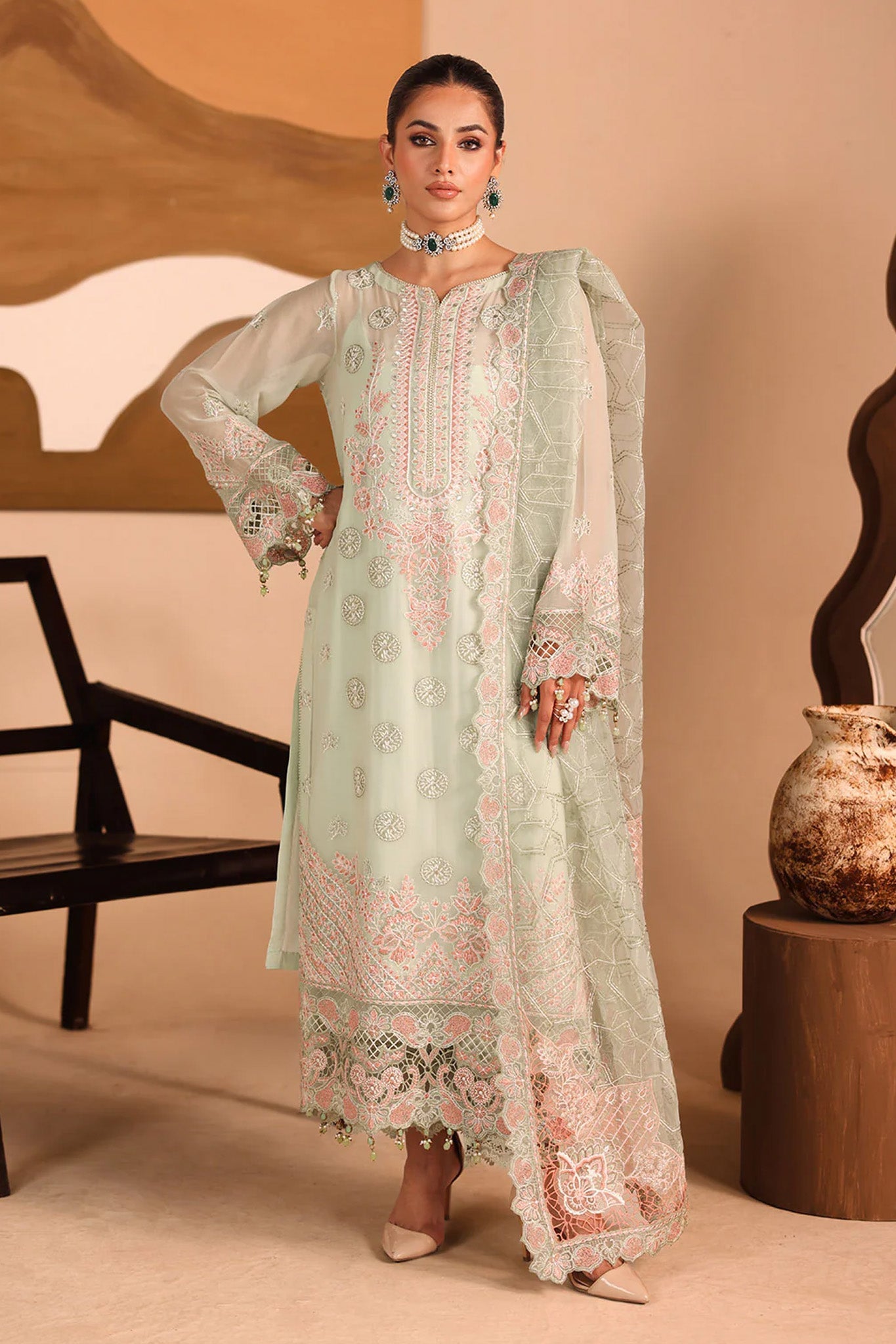 Kashish by Ramsha Unstitched 3 Piece  Formals Vol-03 Suit-K-307