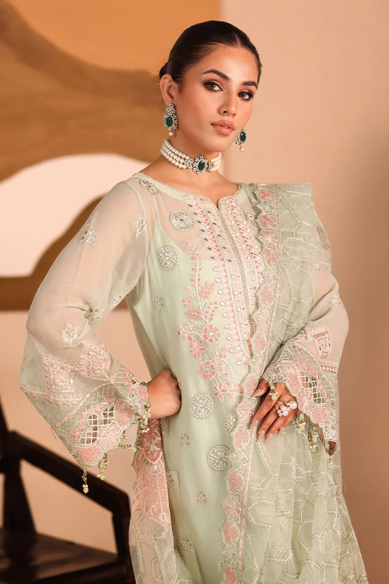 Kashish by Ramsha Unstitched 3 Piece  Formals Vol-03 Collection'2025-K-307