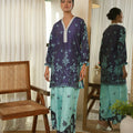 Chapter One - Karashe Stitched Summer Suit-Midnight Bloom