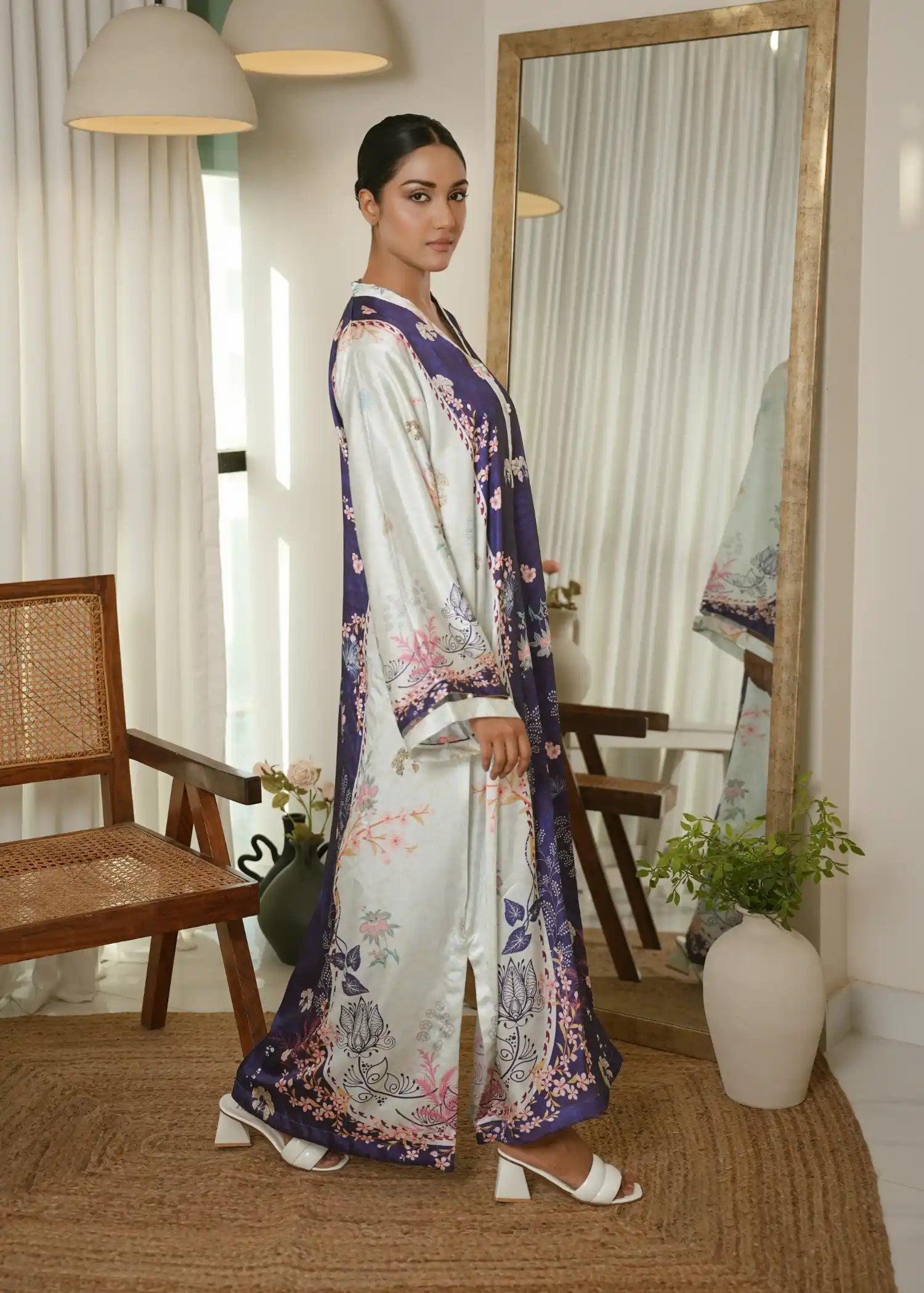 Chapter One - Karashe Stitched Summer Suit-Twilight Bloom