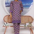 Sumi Stitched Co Ords Printed Khaddar Collection'2025-KC-02-Purple