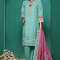 HZ Stitched 3 Piece Emb Khaddar Vol-03 Collection'2024-KE-927