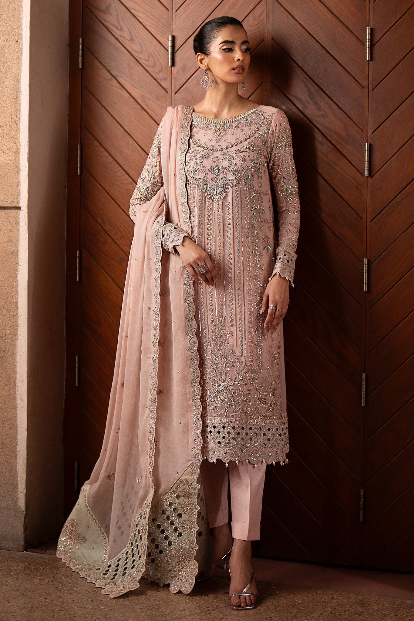 Casabella By Emaan Adeel Unstitched 3 Piece Luxury Formals Suit-Kaylin