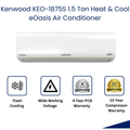 Kenwood KEO-1875S 1.5 Ton Heat & Cool eOasis Air Conditioner