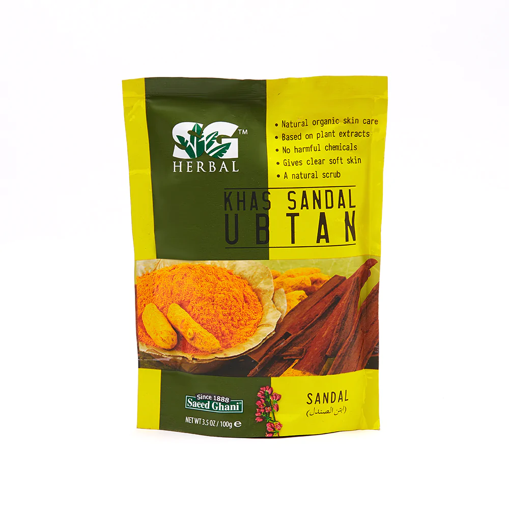 Saeed Ghani - Khas Sandal Ubtan Powder Pouch 100Gm
