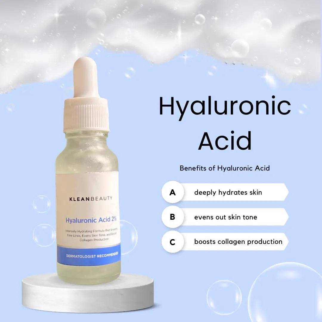 Klean Beauty Hyaluronic Acid Serum 20Ml - My Store