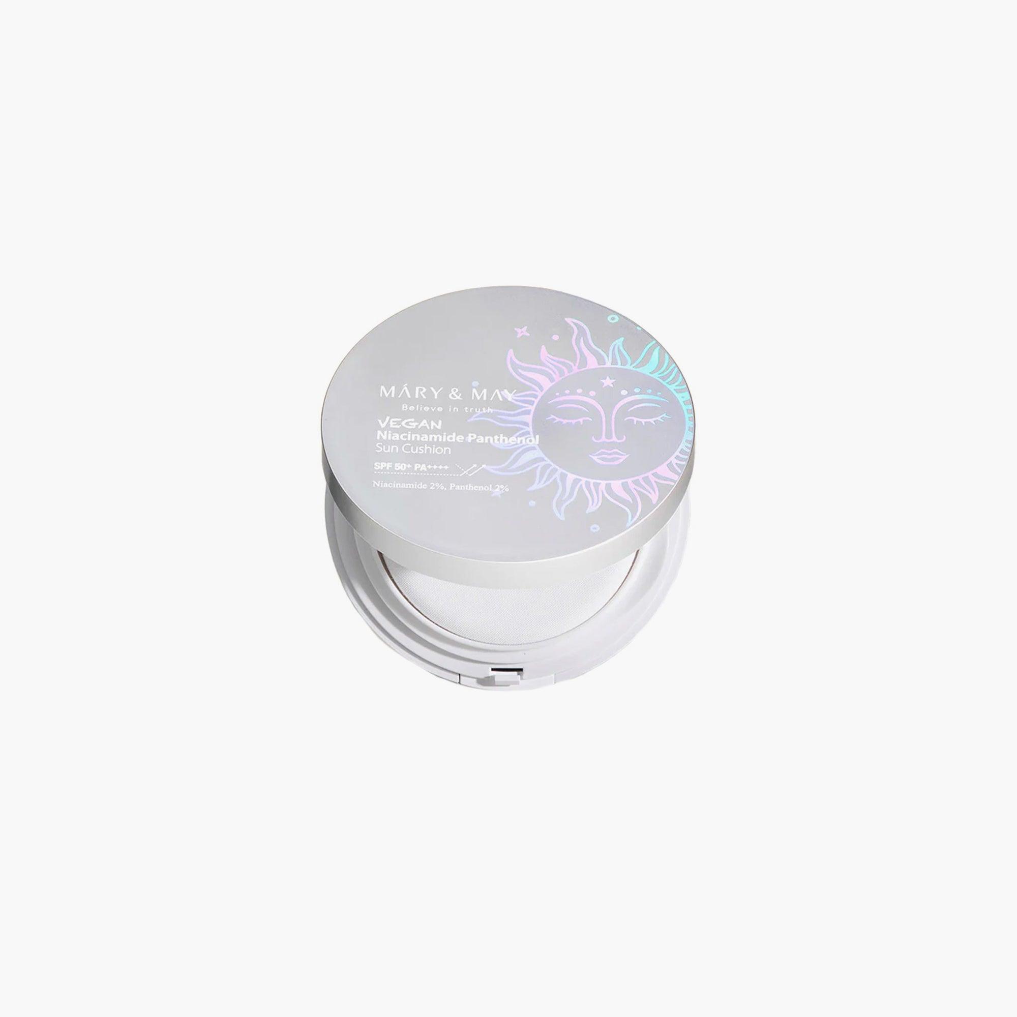 Mary&May Vegan Niacinamide Panthenol Sun Cushion SPF50+ PA++++ 25gm