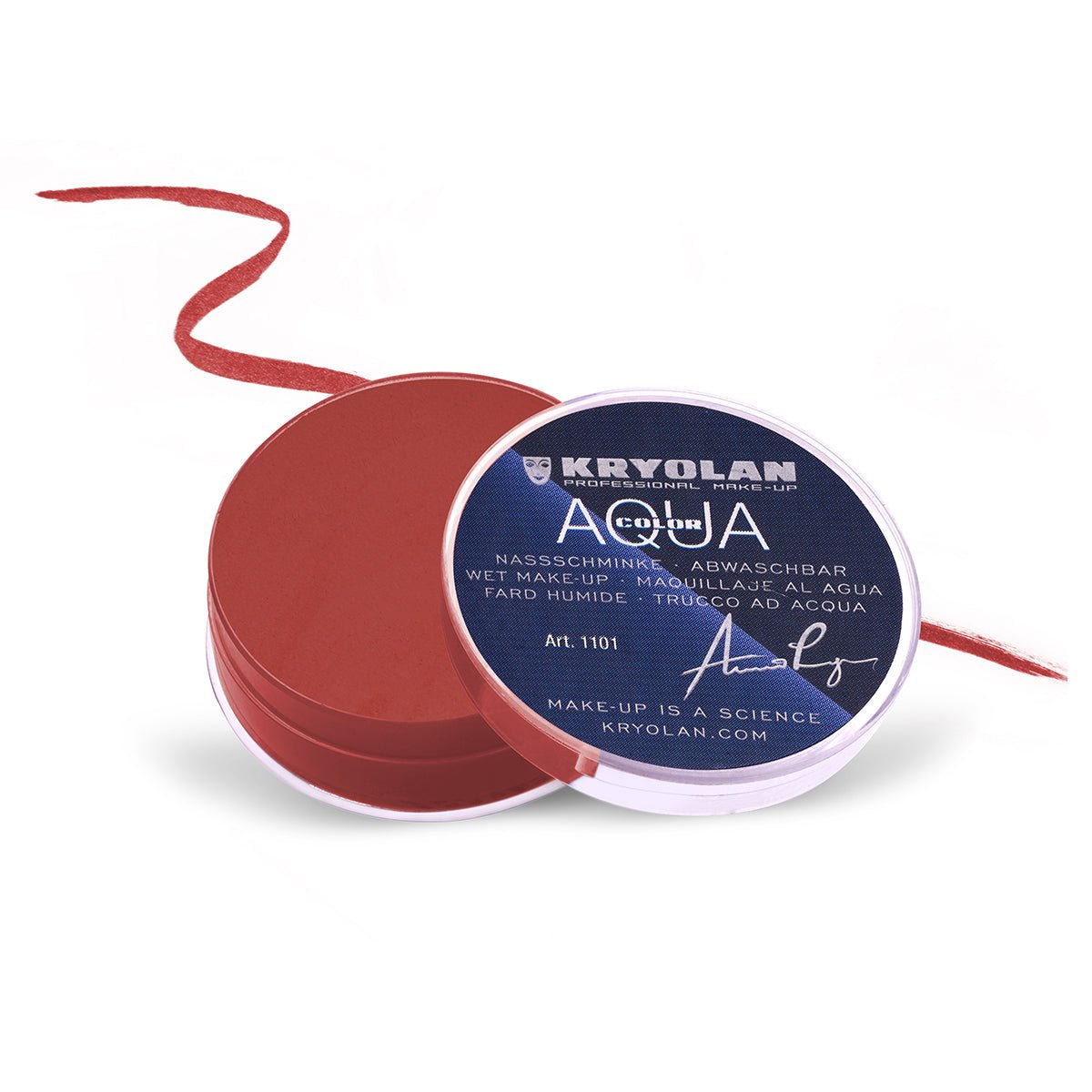 Kryolan- Aquacolor Cake Liner - 078 - Red