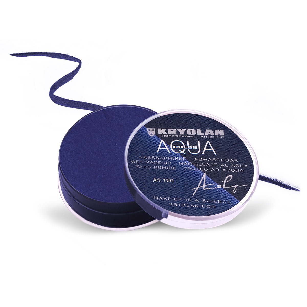Kryolan- Aquacolor Cake Liner - 545 - Royal Blue