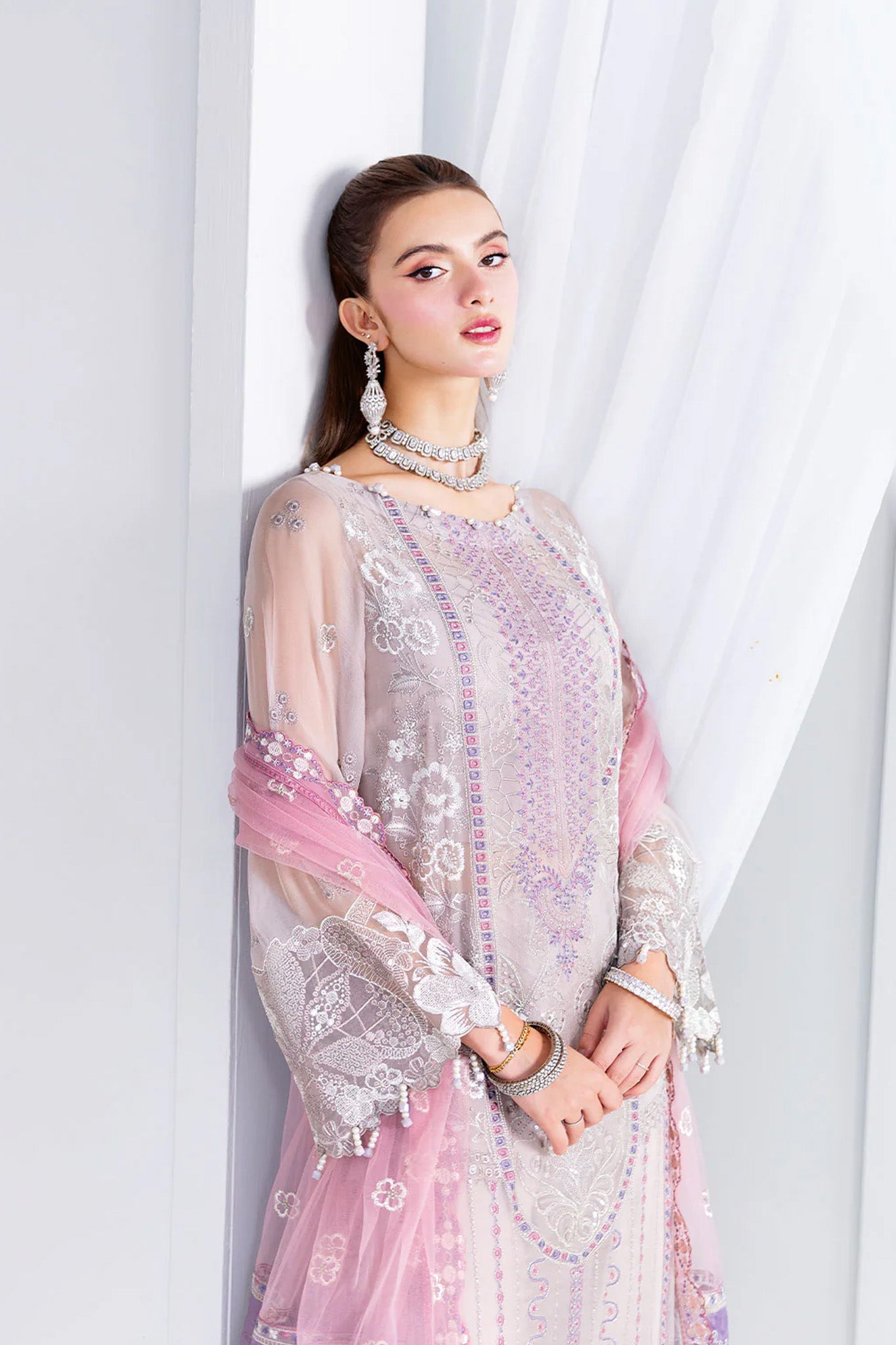 Arzoo by Ramsha Unstitched 3 Piece Chiffon Vol 02 Collection'2025-U-209