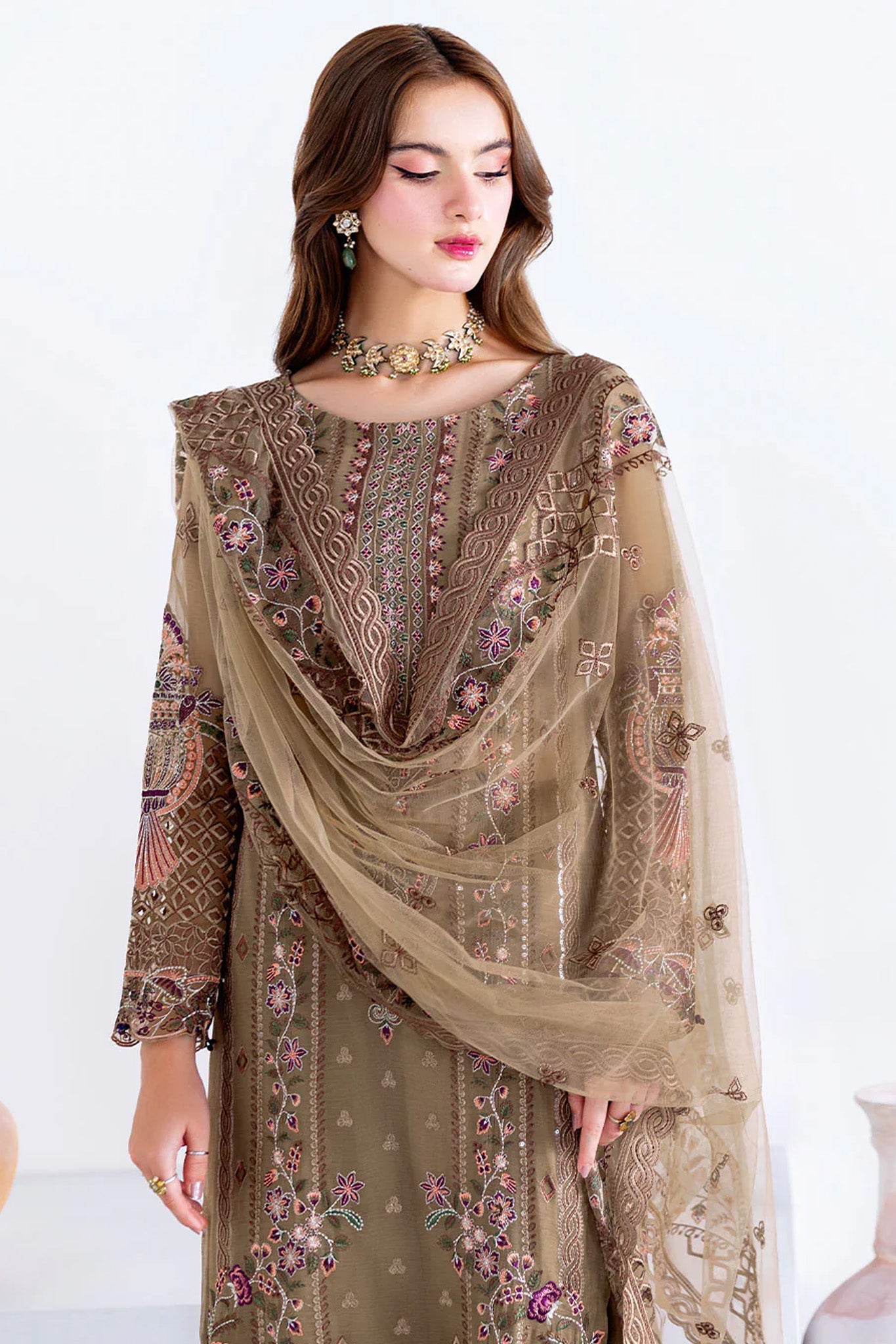 Arzoo by Ramsha Unstitched 3 Piece Chiffon Vol 02 Collection'2025-U-210