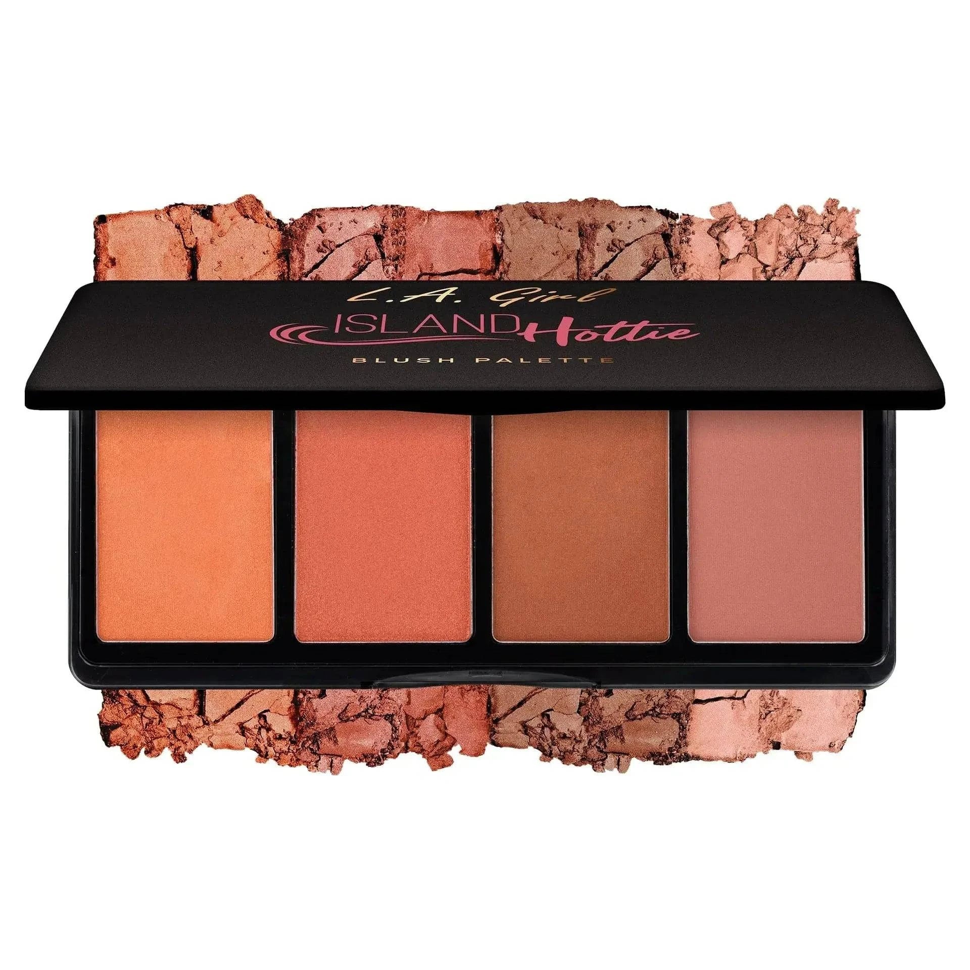 L.A Girl Fanatic Blush Palette - Island Hottie - My Store