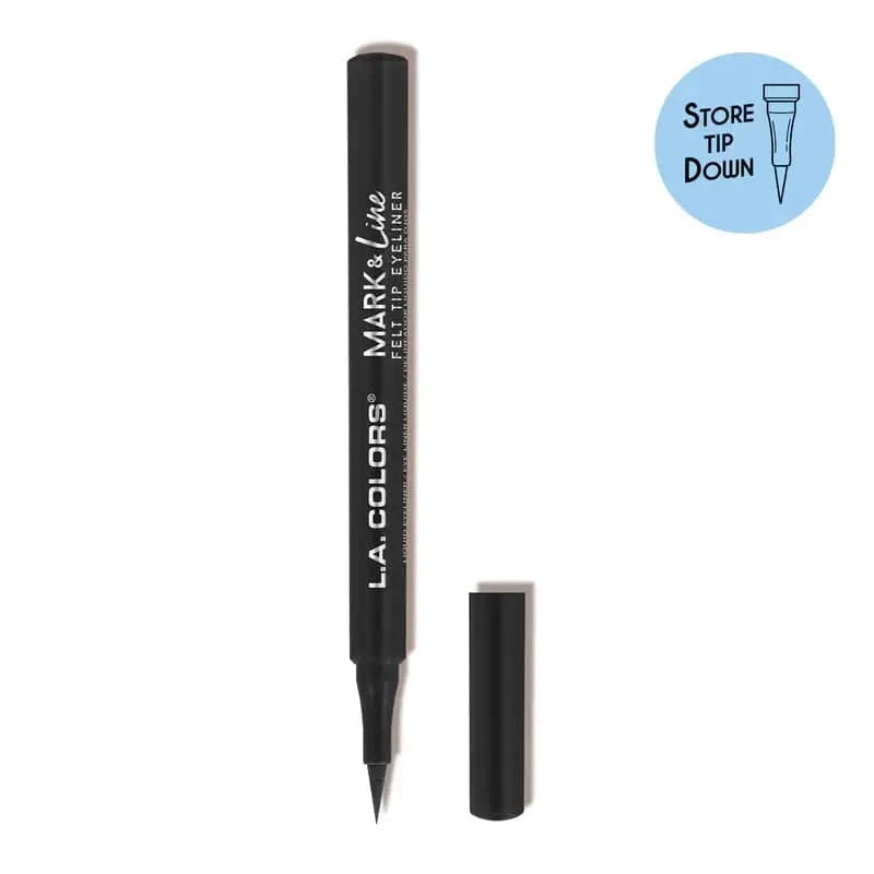 L.A. Colors -  Mark & Line Felt Tip Eyeliner - Black - My Store