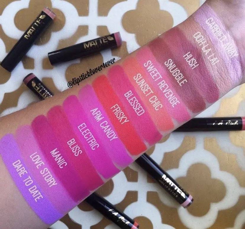 L.A. Girl - Matte Flat Velvet Lipstick - Electric - My Store