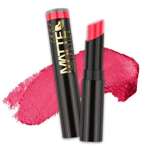 L.A. Girl - Matte Flat Velvet Lipstick - Hot Stuff - My Store
