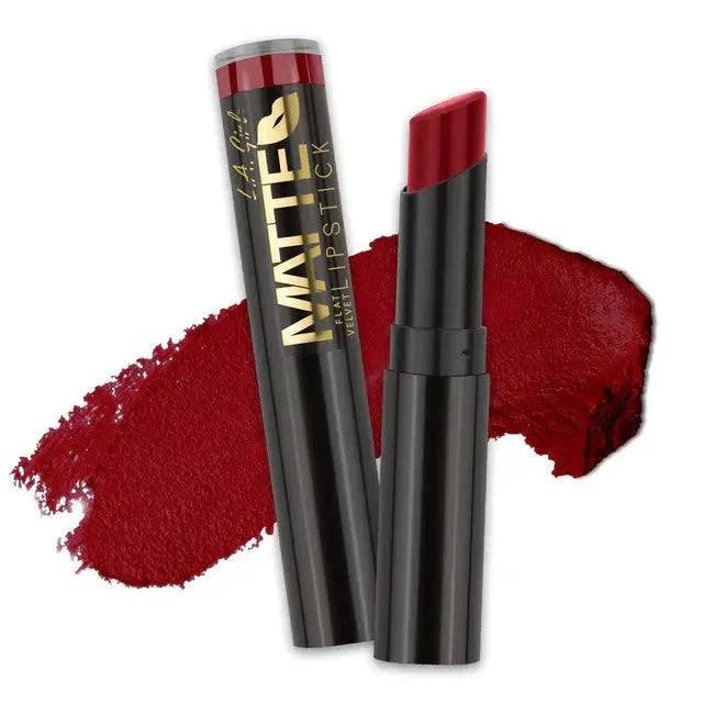 L.A. Girl - Matte Flat Velvet Lipstick - Spicy - My Store