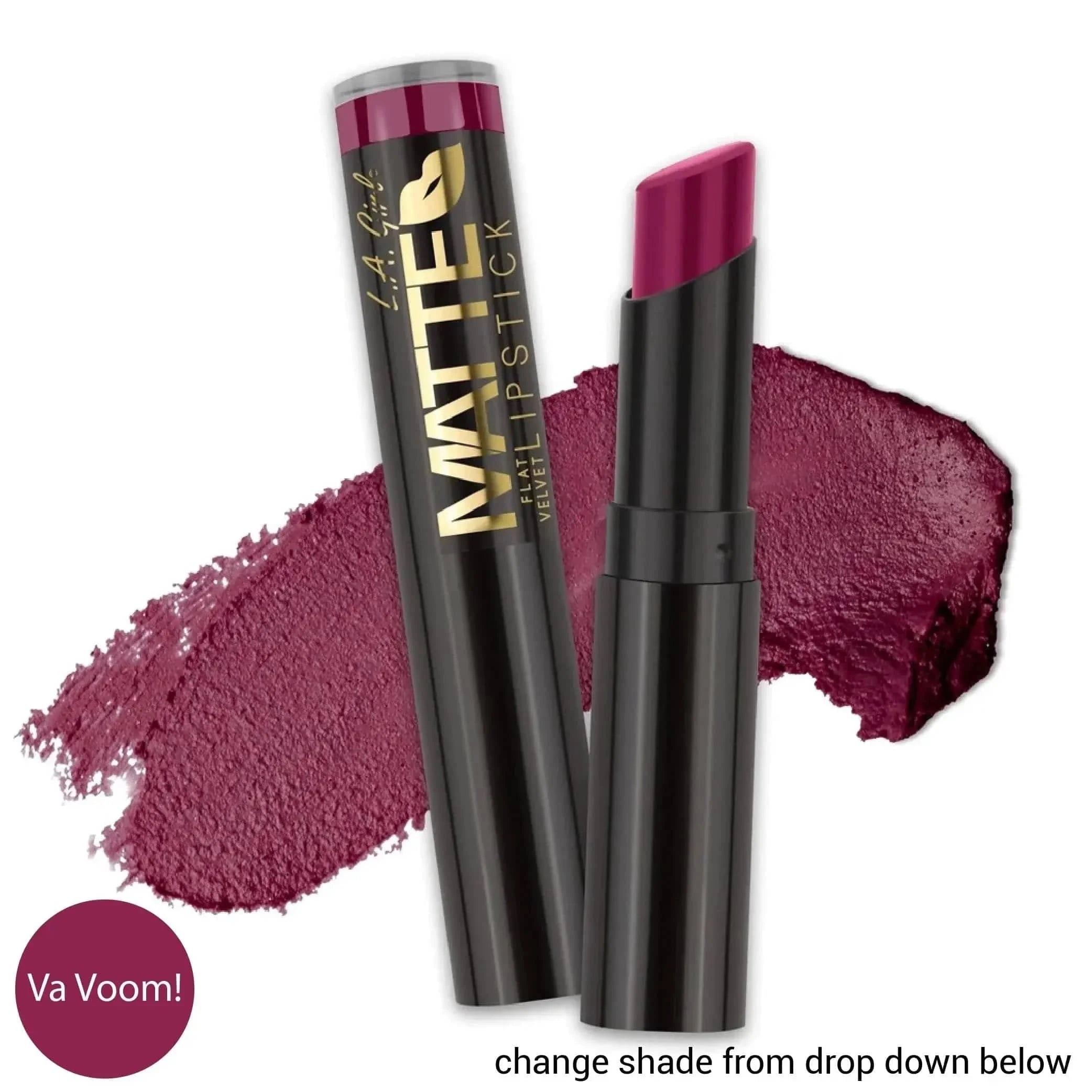 L.A. Girl - Matte Flat Velvet Lipstick - Va Voom! - My Store