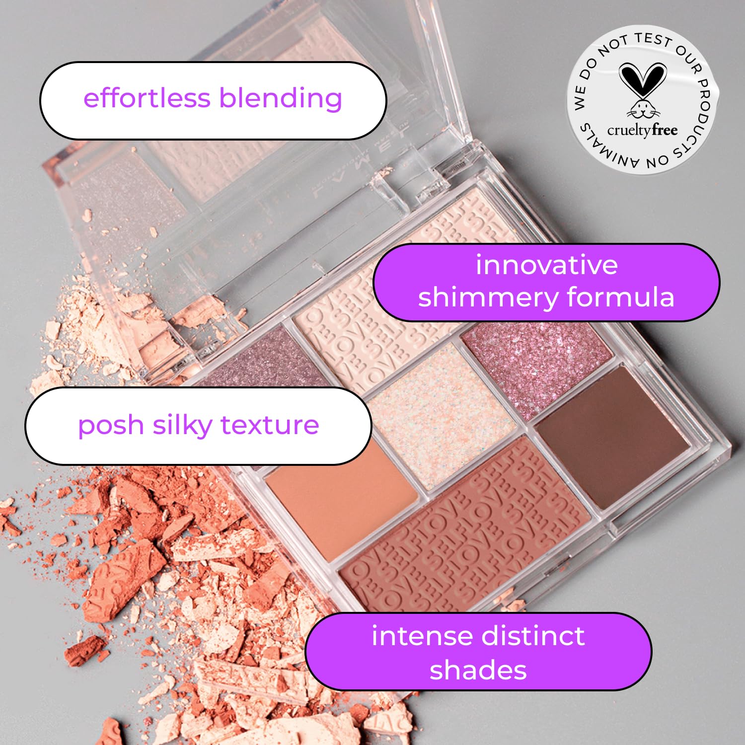 Lamel - Selflove Eyeshadow Palette №401