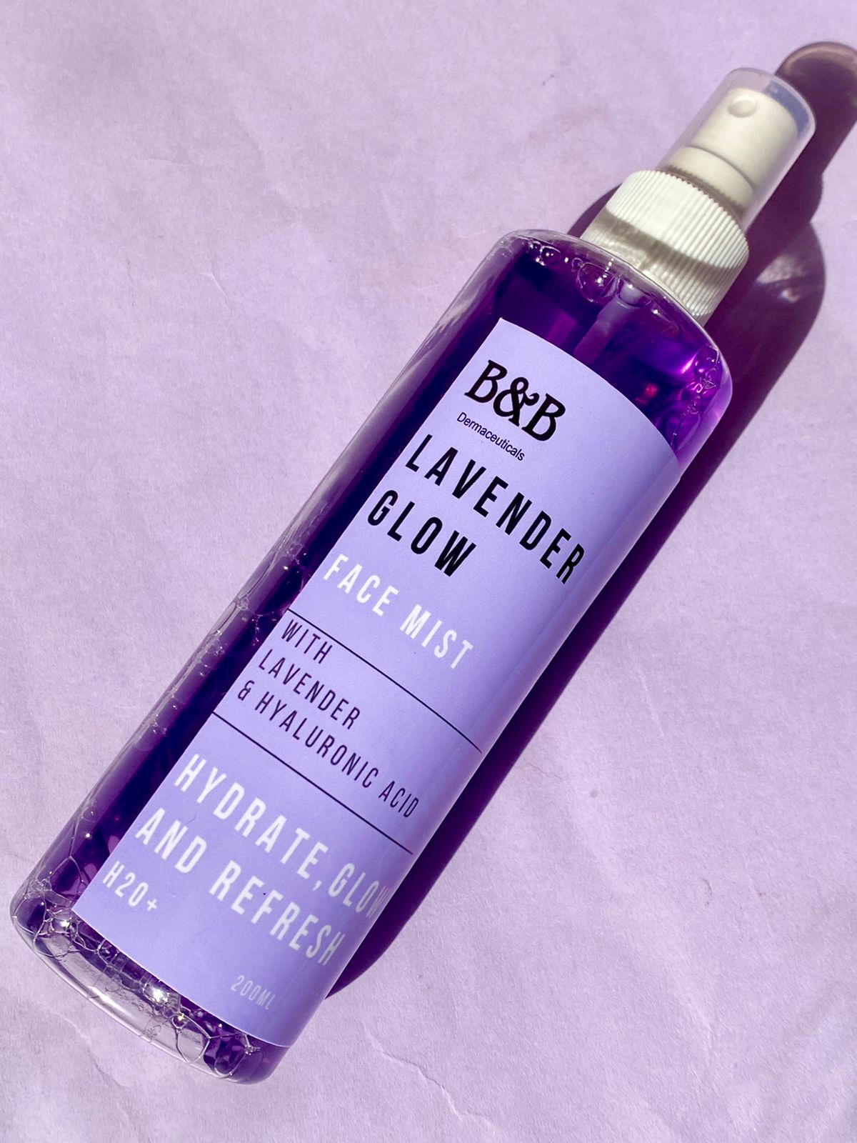 B&B Derma - Lavender Glow - Lavender Glow Face Mist  On The Go 200Ml
