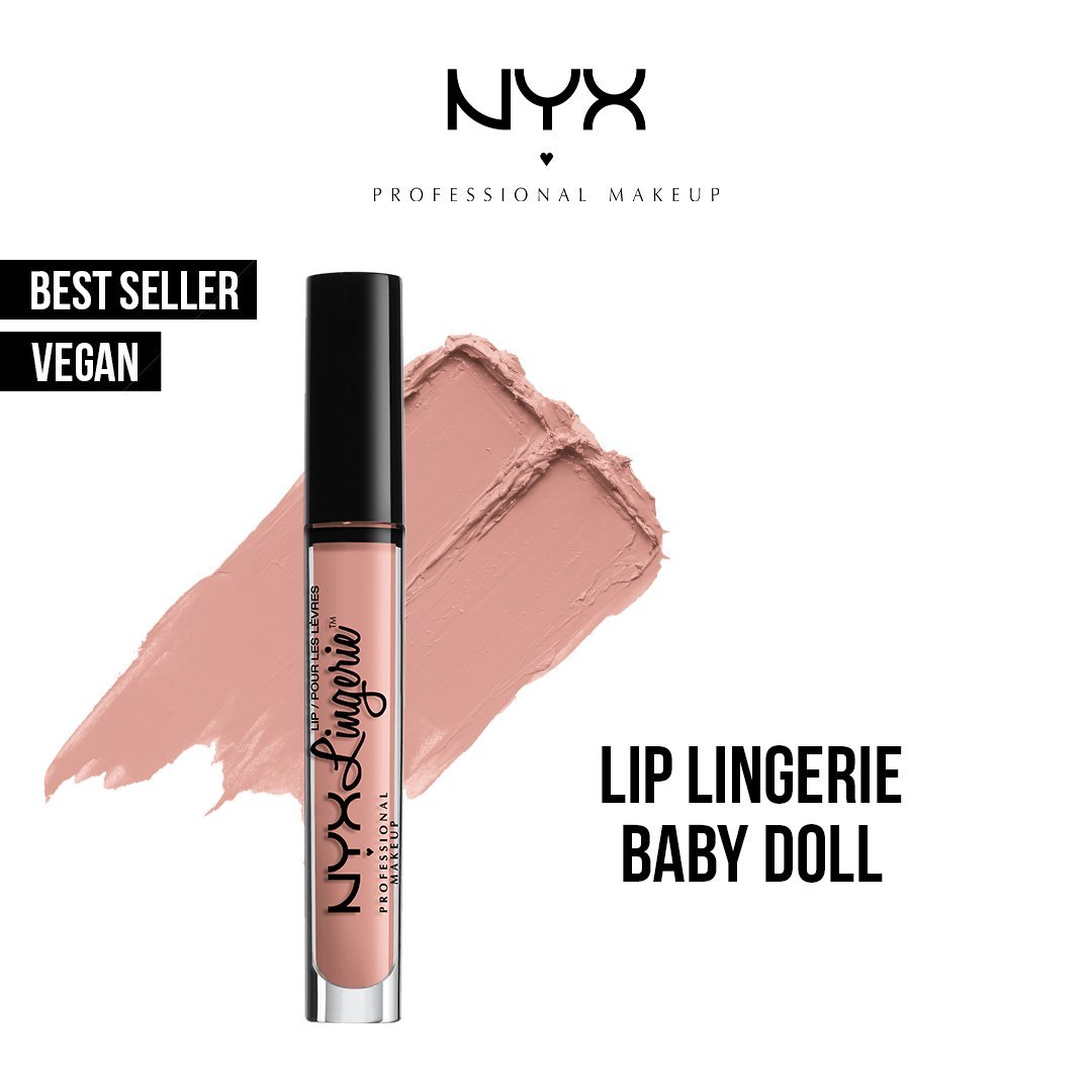 NYX Professional Makeup- Liquid Lipstick Lip Lingerie - 11 Baby Doll