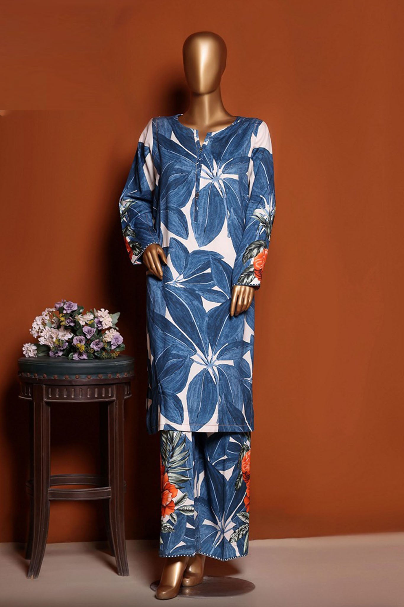 Florence By HZ Stitched 2 Piece Printed Linen Vol-01 Suit-LNP-2P-2504