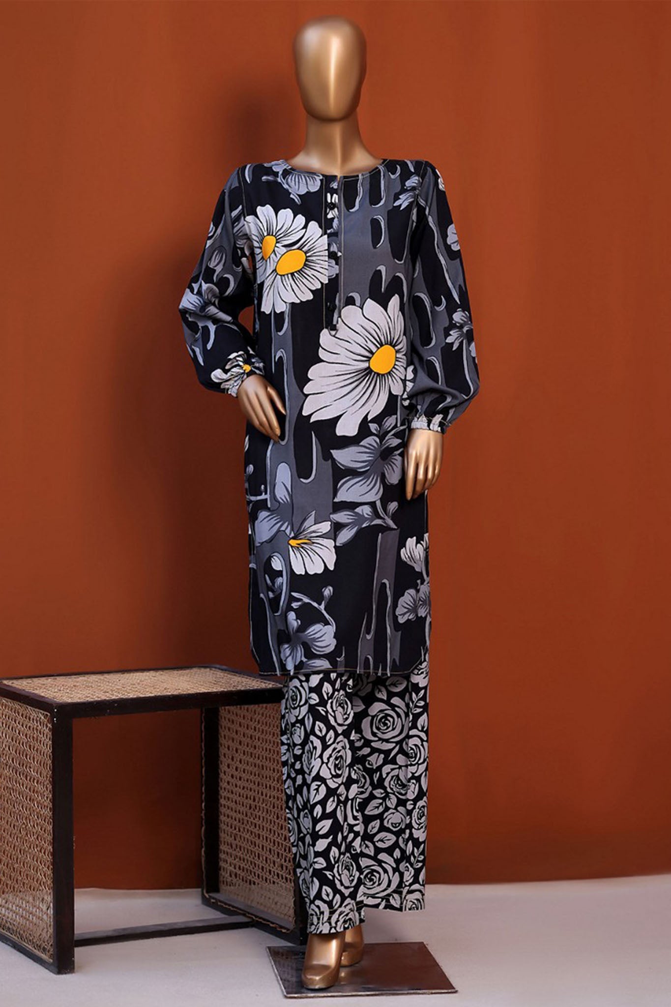 Florence By HZ Stitched 2 Piece Printed Linen Vol-01 Suit-LNP-2P-2508