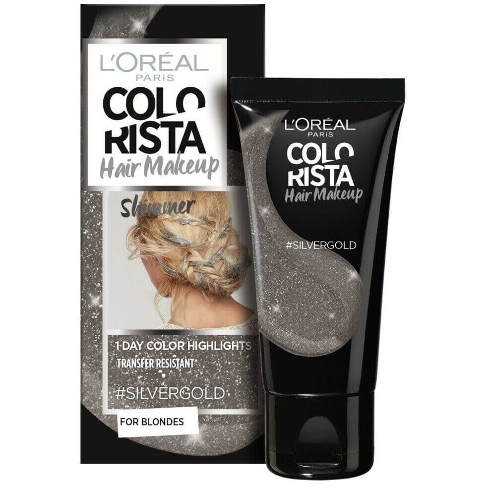 L'Oreal Colorista Hair Makeup Shimmer Silver Gold Hair Color 30 Ml - My Store