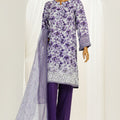 Printkari By HZ Stitched 3 Piece Chikankari Vol-04 Collection'2025-LPK-3P-502