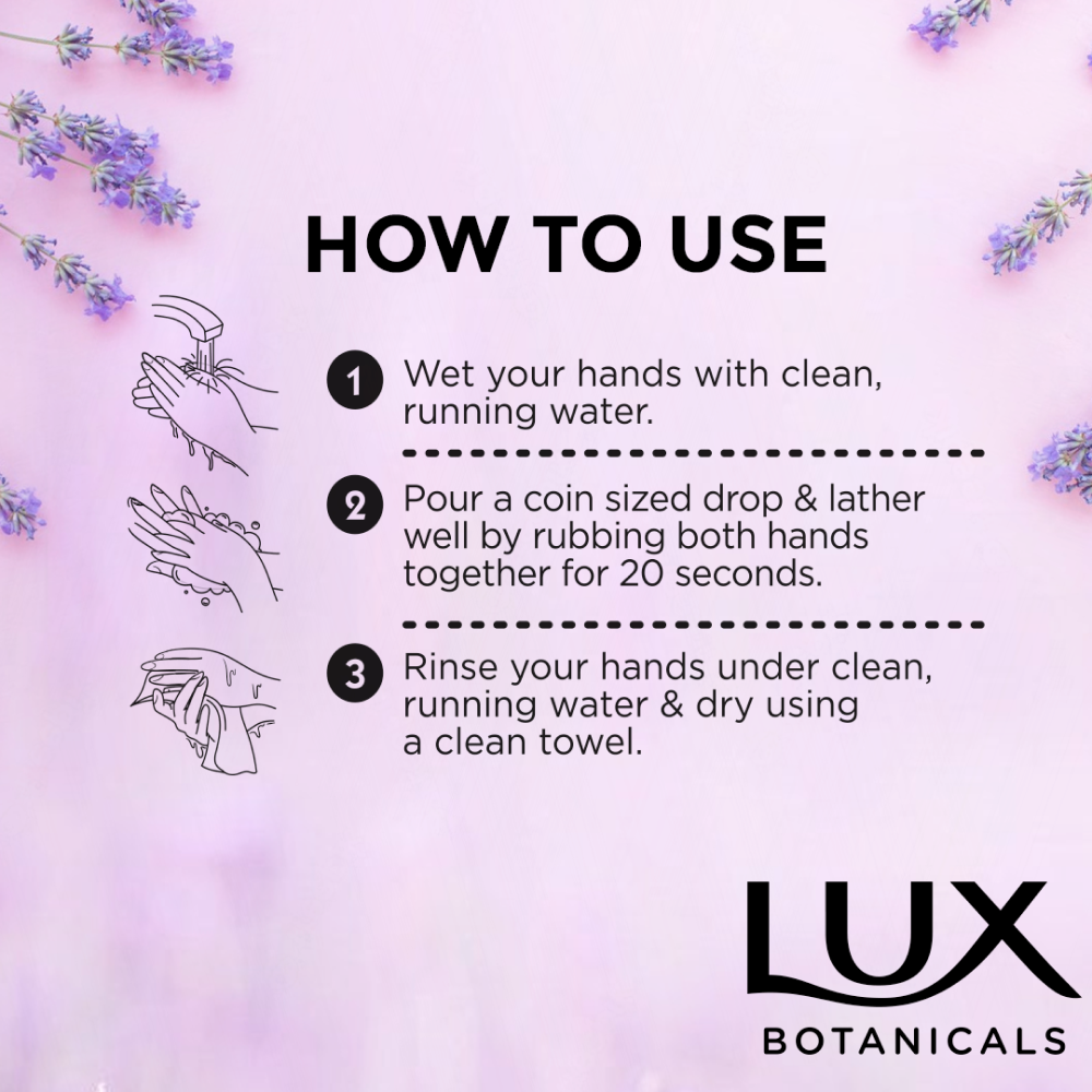 Lux - Lavendar Hand Wash Pouch Purple - 450ML