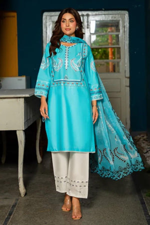 Tawakal Closet Stitched 3 Piece Summer Collection'2025-LUXURY COTTON